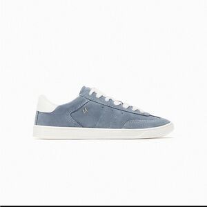 Zara blue leather sneakers
